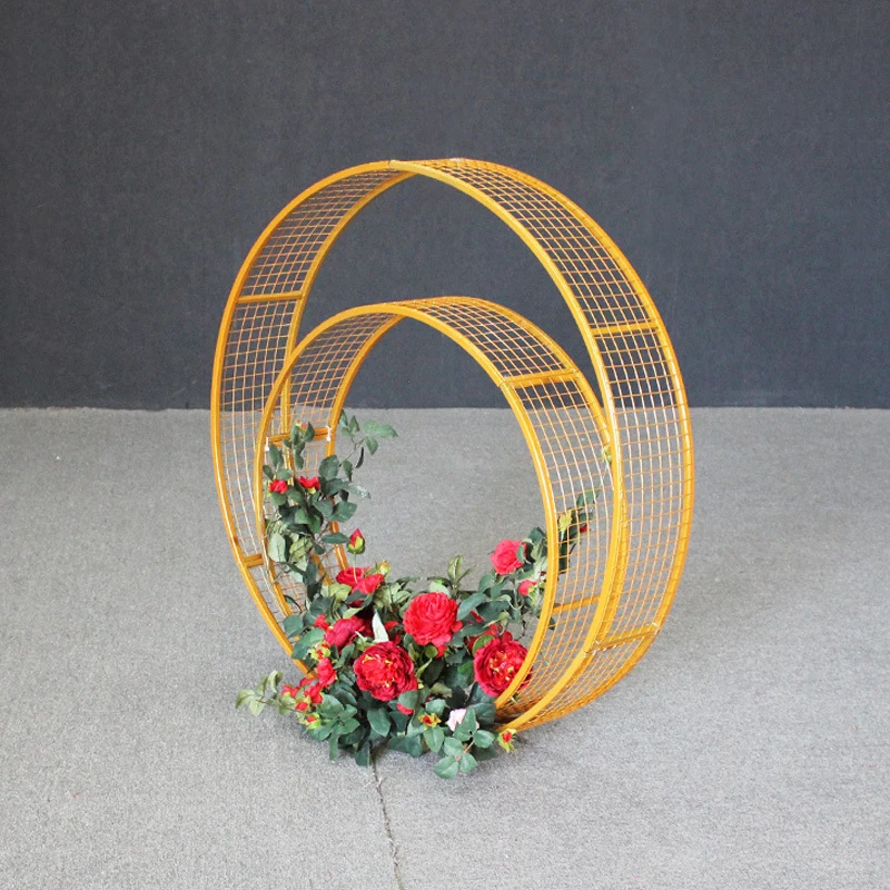 JAROWN железный концентрический Круглый Свадебный Открытый DIY цветочная композиция украшения реквизит для фотосессии вечерние украшения для дома