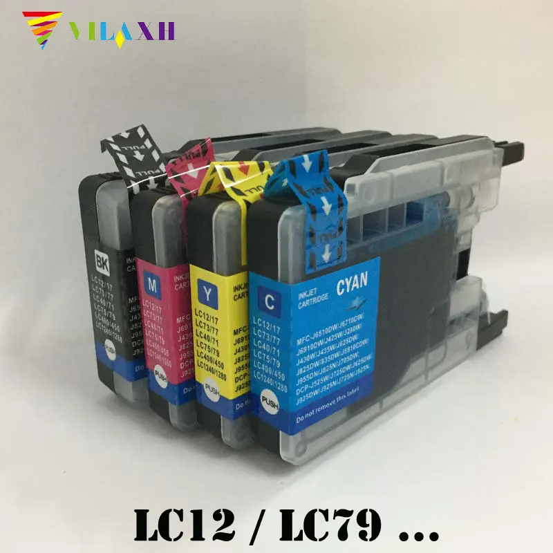 Vilaxh LC1240 чернильный картридж для Brother LC 1240 DCP J525W J725DW MFC J430W J625DW J6510DW J6710DW J6910DW J825DW