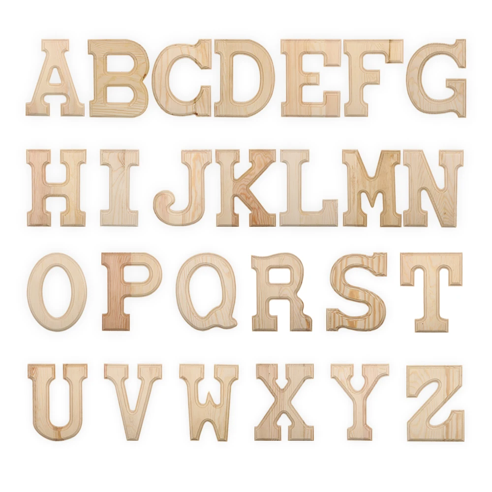1 шт. новинка 2019 популярные деревянные буквы белого алфавита высотой 15 см 26 дюймов