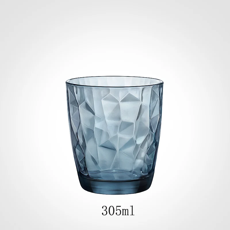 A9 Blue 92x85mm Европа без свинца оригинальность стеклянная чашка для воды цвет прозрачная чашка бытовые чашки для сока стеклянные рюмки чашка для напитков - Цвет: A9 Blue 92x85mm