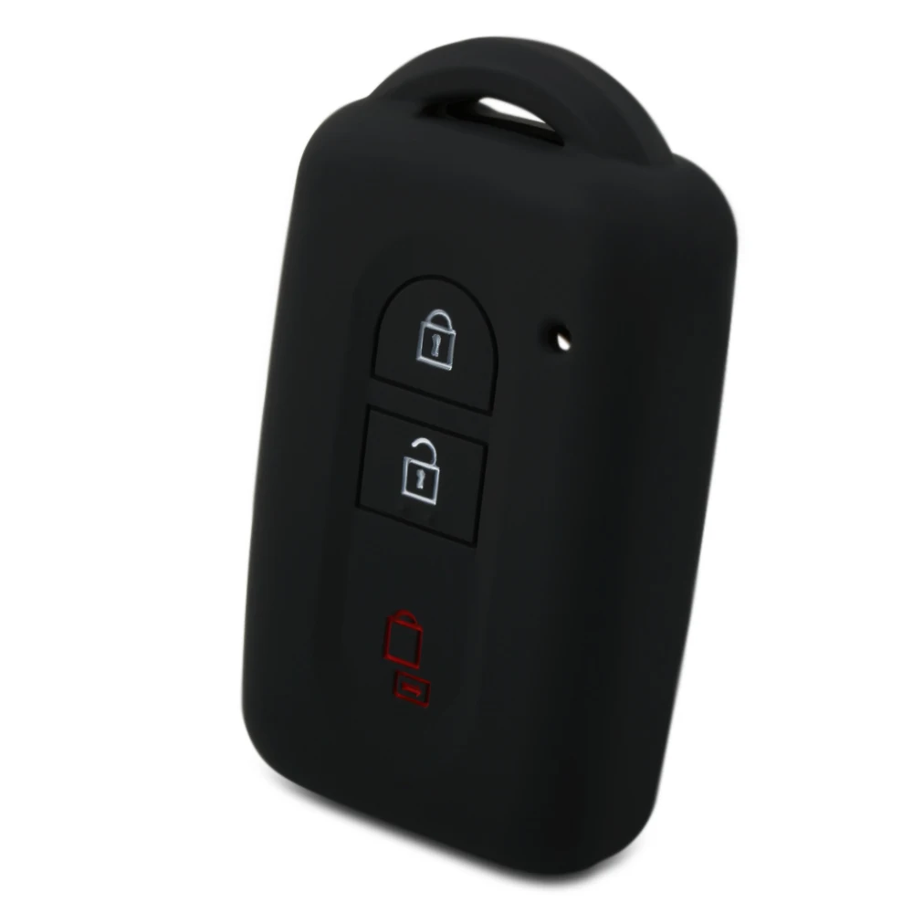 3 кнопки силиконовый Автомобильный Брелок дистанционного управления с ключом