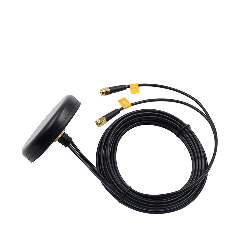 GPS + 4G SMA Мужская комбинированная антенна Резьбовая Колонка наружная Полная