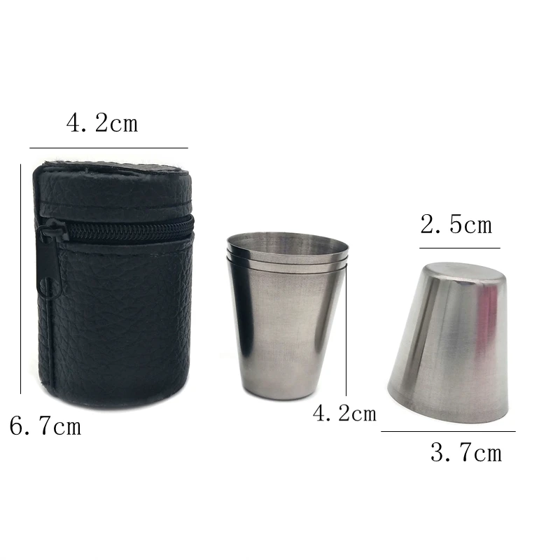 1 комплект из 4 чашек нержавеющей стали 30 мл 70 180 мл|camping cup|cup mugmug coffee |