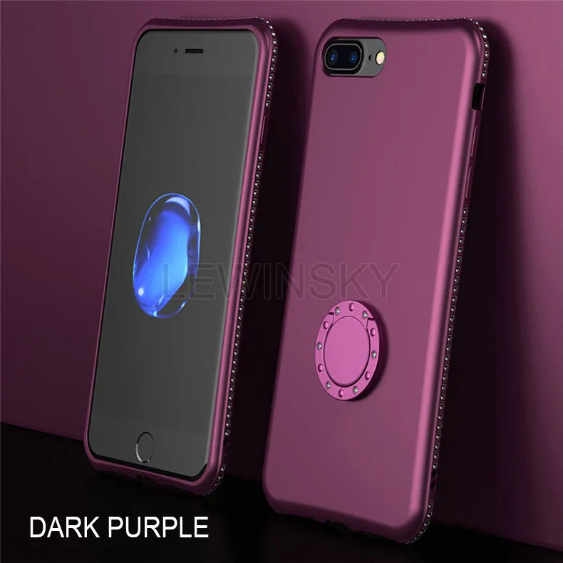 Purple with Bracket Чехол для huawei Y9 Nova Американская классификация проводов 2р Смарт P20 Pro P8 P9 lite mini P10 плюс Чехол чехол на Honor 10 9 8 7C 6C Коврики 10 lite 9 Pro P35 - Цвет: Purple with Bracket