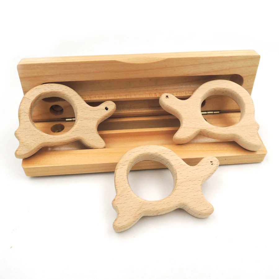 10 шт. детский Прорезыватель экологичный Монтессори Вдохновленный Органический