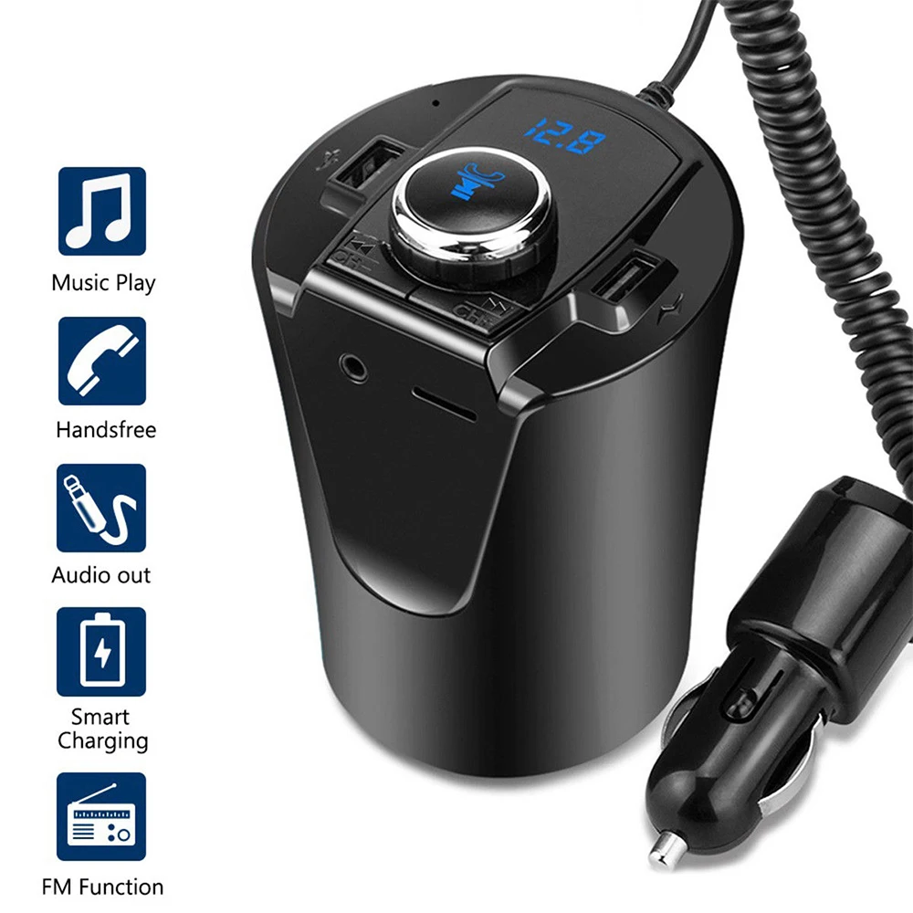 Полезные Беспроводной Bluetooth FM передатчик MP3 радио адаптер автомобильный набор