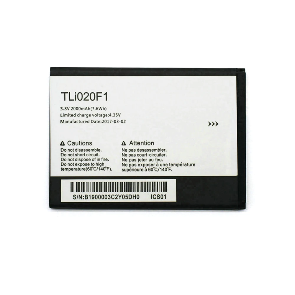 2000 мА/ч TLi020F1 Батарея для Alcatel One Touch Pop 2 5042d C7 7040 OT 7040D 5010 5010D OT5010 OT5010D чехол