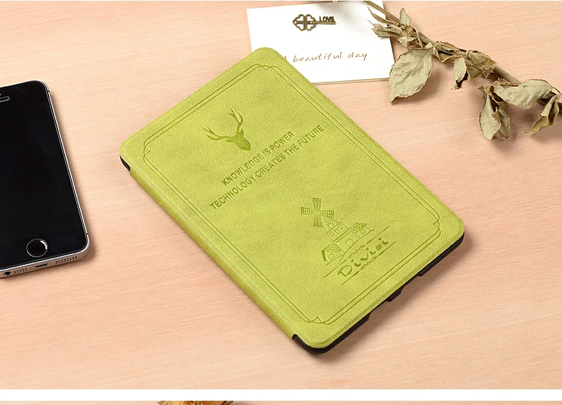 Чехол для Amazon Kindle Paperwhite 4 с принтом оленя силиконовый чехол 10 поколения Тонкий Умный Магнитный Мягкий защитный чехол