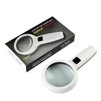 magnifying glass with light 30x handheld large magnifying glass 3 led illuminated lighted magnifier