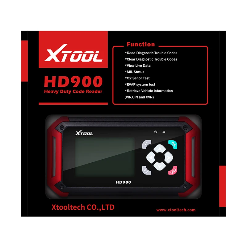 Последние XTOOL оригинальный HD900 Eobd2 OBD2 подключению CAN шины Авто Диагностический Heavy