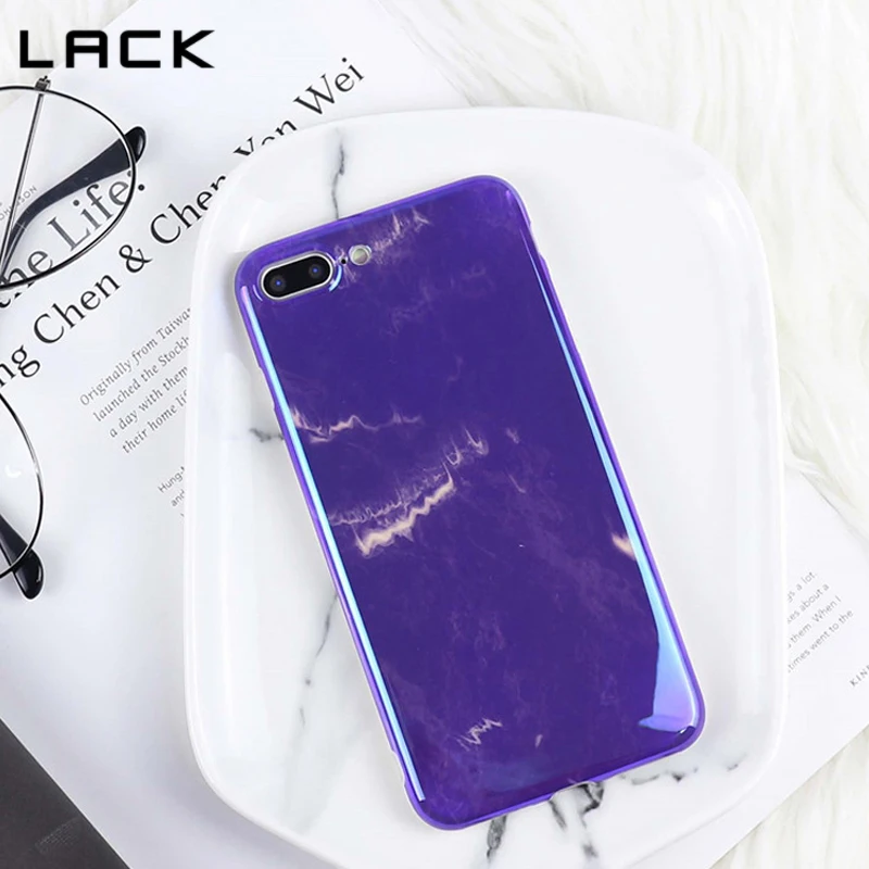LACK Abstract Marble Phone Case For iphone 7 6 6s 8 Plus Blue Ray Love Heart Soft Cases X Shiny Smooth Back Cover Bag |