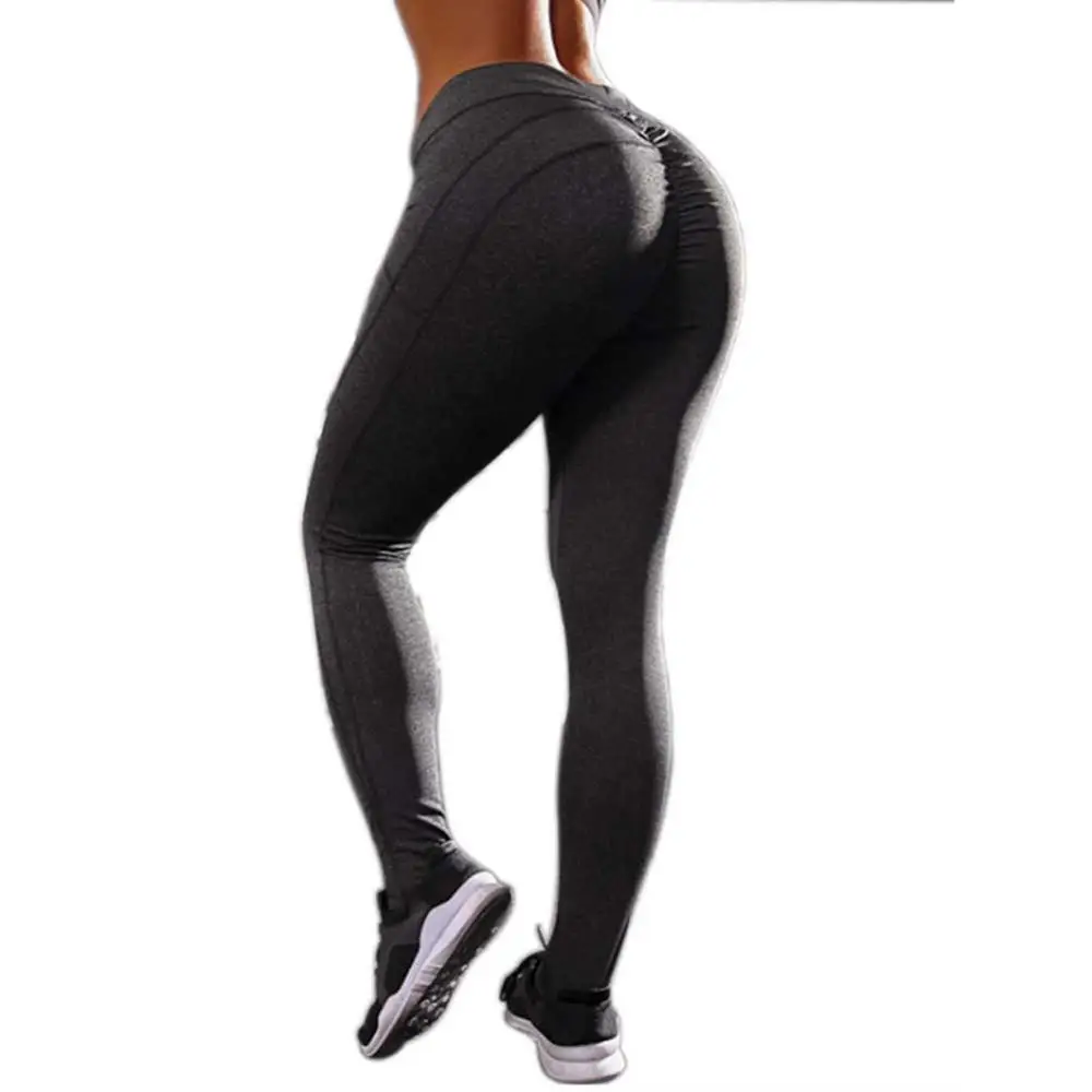 Black Gray JGS1996 супер мягкие набедренные штаны для йоги, фитнеса, женские эластичные спортивные колготки, анти-пот, высокая талия, спортивные Леггинсы для спортзала - Цвет: Black Gray