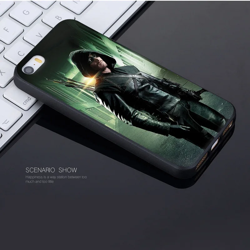 MaiYaCa Зеленая Стрела человек фильм Coque чехол для телефона iphone 11 Pro XR XS Max 8 7 6 6S Plus X 5 5S SE - Цвет: 8