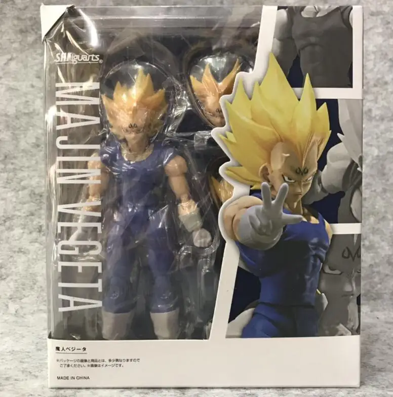 Аниме Dragon Ball Z MaJin Веджета супер сайян моделирование совместный подвижный ПВХ фигурка Коллекция Модель игрушки 15 см