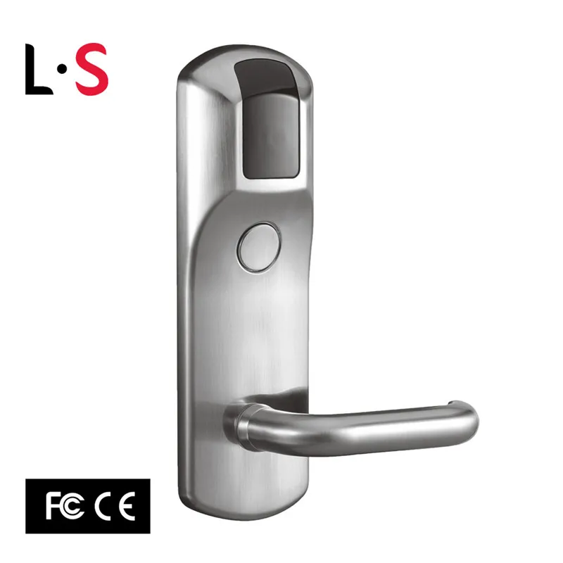 L&ampS Electronic Card Lock Digital Door US Mortise Zinc Alloy Matte Silver SL16-042MS-3 | Обустройство дома