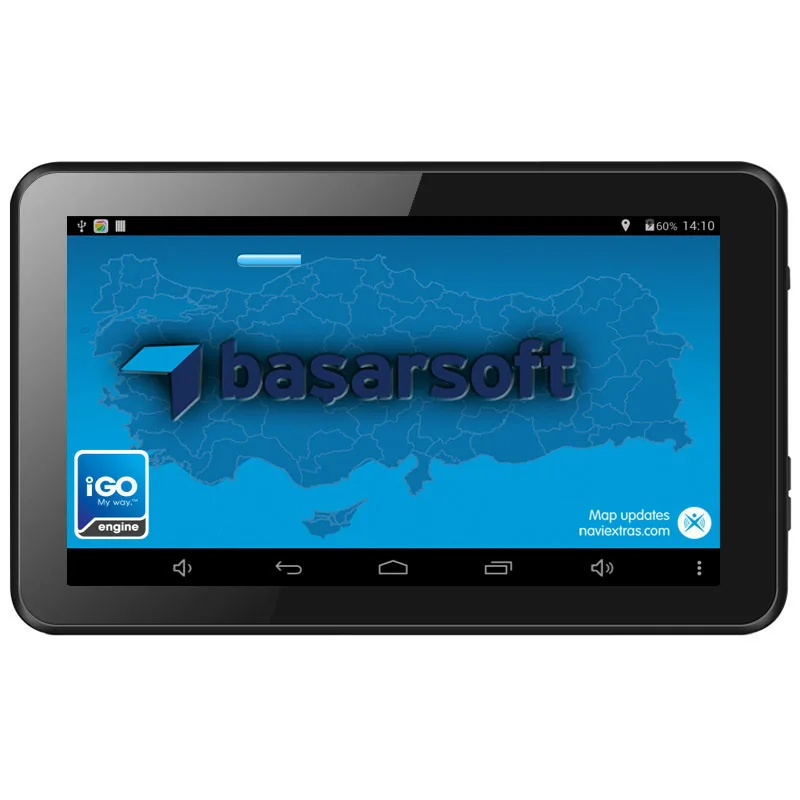 Anfilite 7 дюймов сенсорный емкостный экран грузовик навигатор Android 4.4.2 Wifi FM FHD 1080P