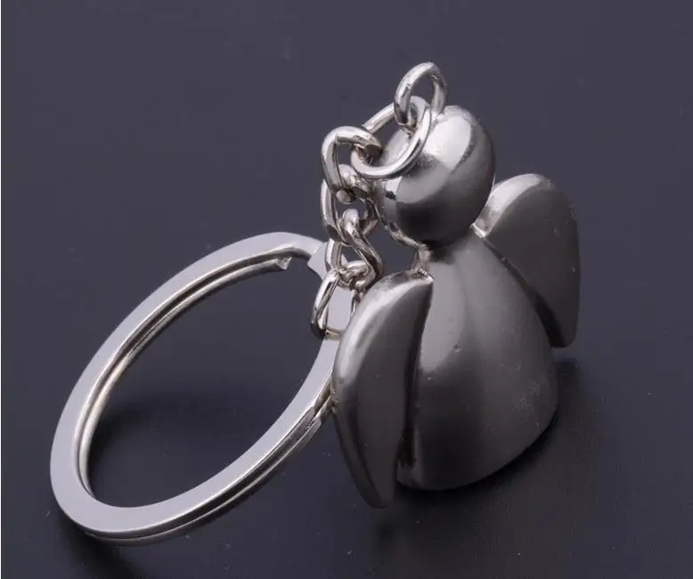 Креативный дизайн брелок с милым ангелом для мужчин и женщин брелок-кольцо