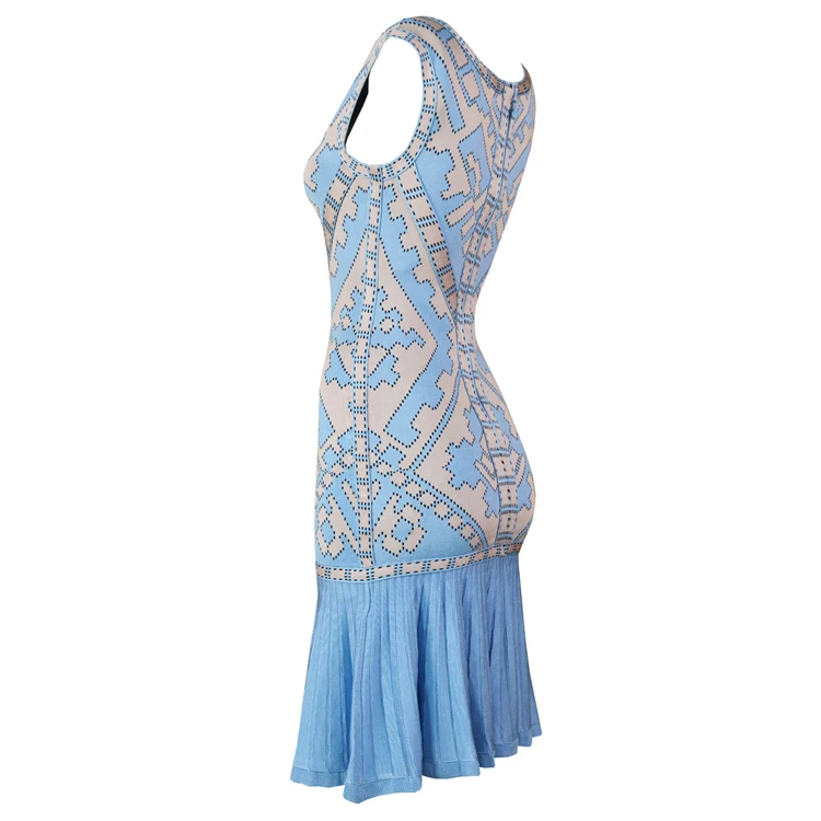 Женское короткое Бандажное платье с вырезом лодочкой и рукавами крылышками