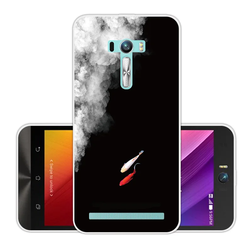 Силиконовый чехол для Asus Zenfone Selfie ZD551KL телефона из мягкого ТПУ 5 дюйма |