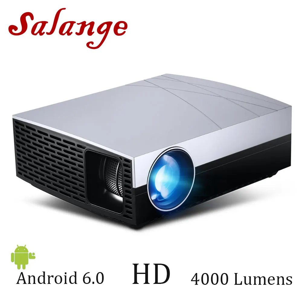 Salange F20 светодиодный проектор опционально для android устройств поддержки 4 K AC3 4000