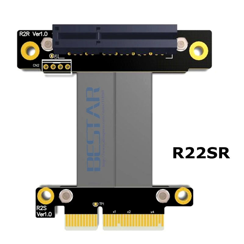 Riser PCI E 3 0 pcie 4x x4 pcie3.0 Gen3.0 штекер гнездо правый и левый Экспресс Райзер карта