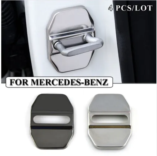Ceyes автомобильный Стайлинг из нержавеющей стали фоточехол для Mercedes Benz W211 AMG W204 W210
