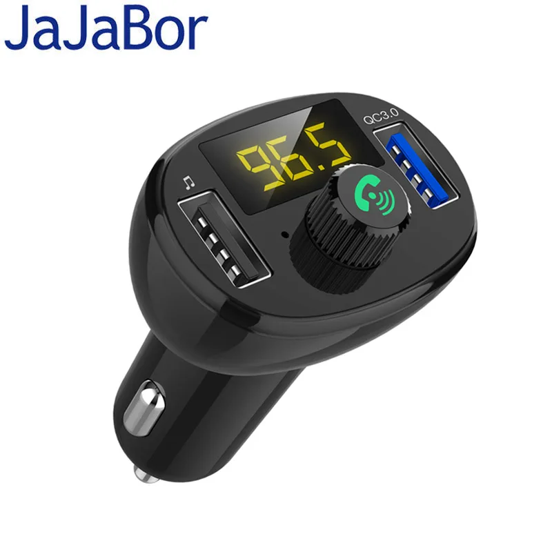 Автомобильный fm передатчик JaJaBor Bluetooth автомобильный комплект громкой связи