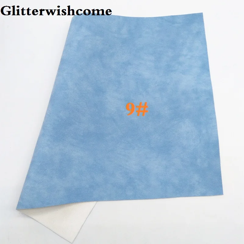 Glitterwishcome 21X29 см A4 размер винил для бантов нубук кожа Fabirc искусственная кожа листы для бантов, GM174A