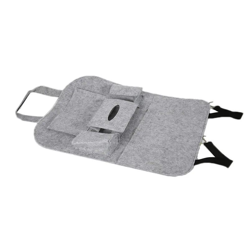 Car Seat Organizer Auto Car Backseat Organizer Car-Styling Holder Multi-Pocket Seat Wool Felt Multifunction Storage