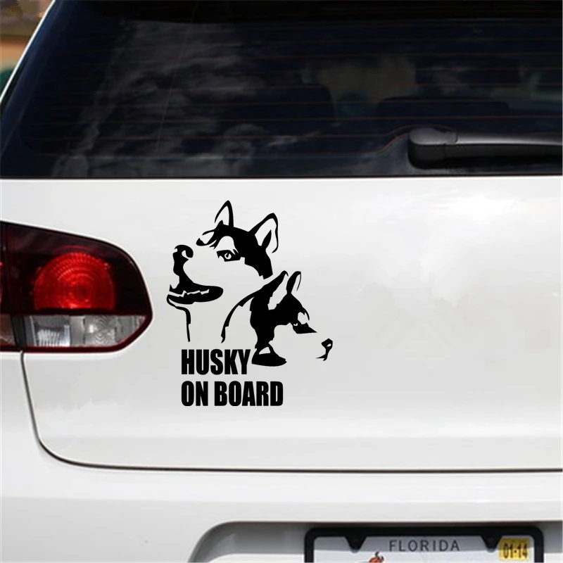 

CK2019#15*15cm Legend of the North. Husky funny car sticker vinyl decal silver/black car auto stickers for car bumper window