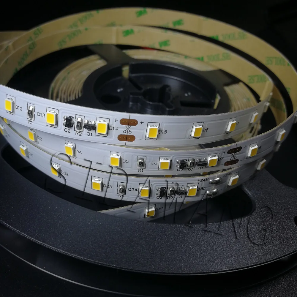 CRI&gt90Ra 5 м светодиодный светильник SMD2835 с постоянным током 70 светодиодов/м IC 10 мм не