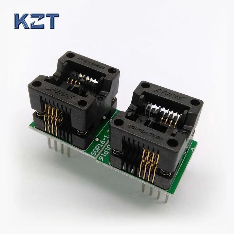 

SOP8 150mil 3.9mm Programming Socket SOP8 to DIP8 IC Test Socket OTS-16-1.27-03 Programmer Adapter