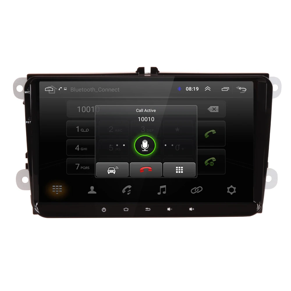 SZBULOAI Android 8.1 Car GPS Navigation for VW Volkswagen SKODA GOLF 5 Golf 6 POLO PASSAT B5 B6 JETTA TIGUAN dvd player BT RDS | Автомобили