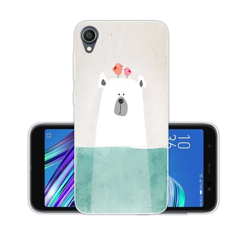 Чехол для телефона Asus ZenFone Live (L1) ZA550KL розовый чехол из мягкого ТПУ L1 задняя крышка
