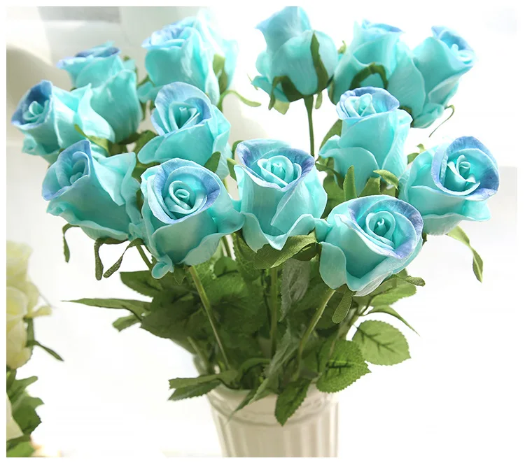 Floace, 15 шт./лот, украшение для дома, свадьбы, цветы, настоящее качество, искусственные цветы, розы