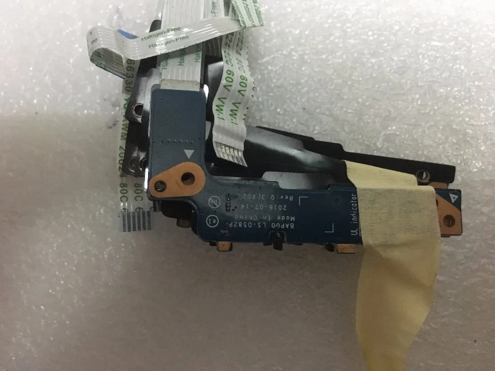 

GENUINE FOR DELL FOR Alienware 13 R3 Power Button board w Cable LS-D582P