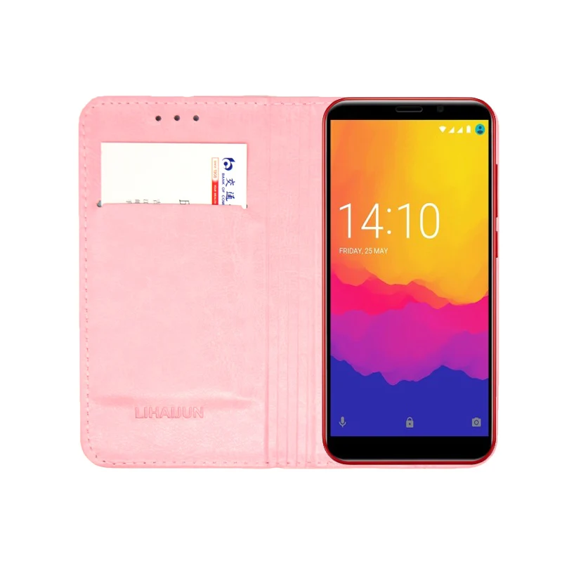 Для мобильного телефона Prestigio Wize Q3 PSP3471 DUO чехол роскошный чехол-футляр в виде книжки из искусственной кожи флип-чехол с подставкой Держатель для карт