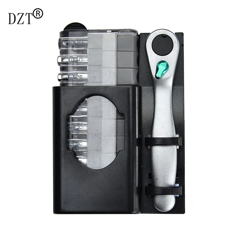 12 шт. ключ трещотка заголовок пакета комплекты отвертка Биты Мультитул destornillador