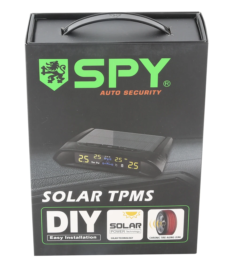 SPY бренд хорошо TPMS контроля давления в шинах система с 4 внутренние датчики PSI или