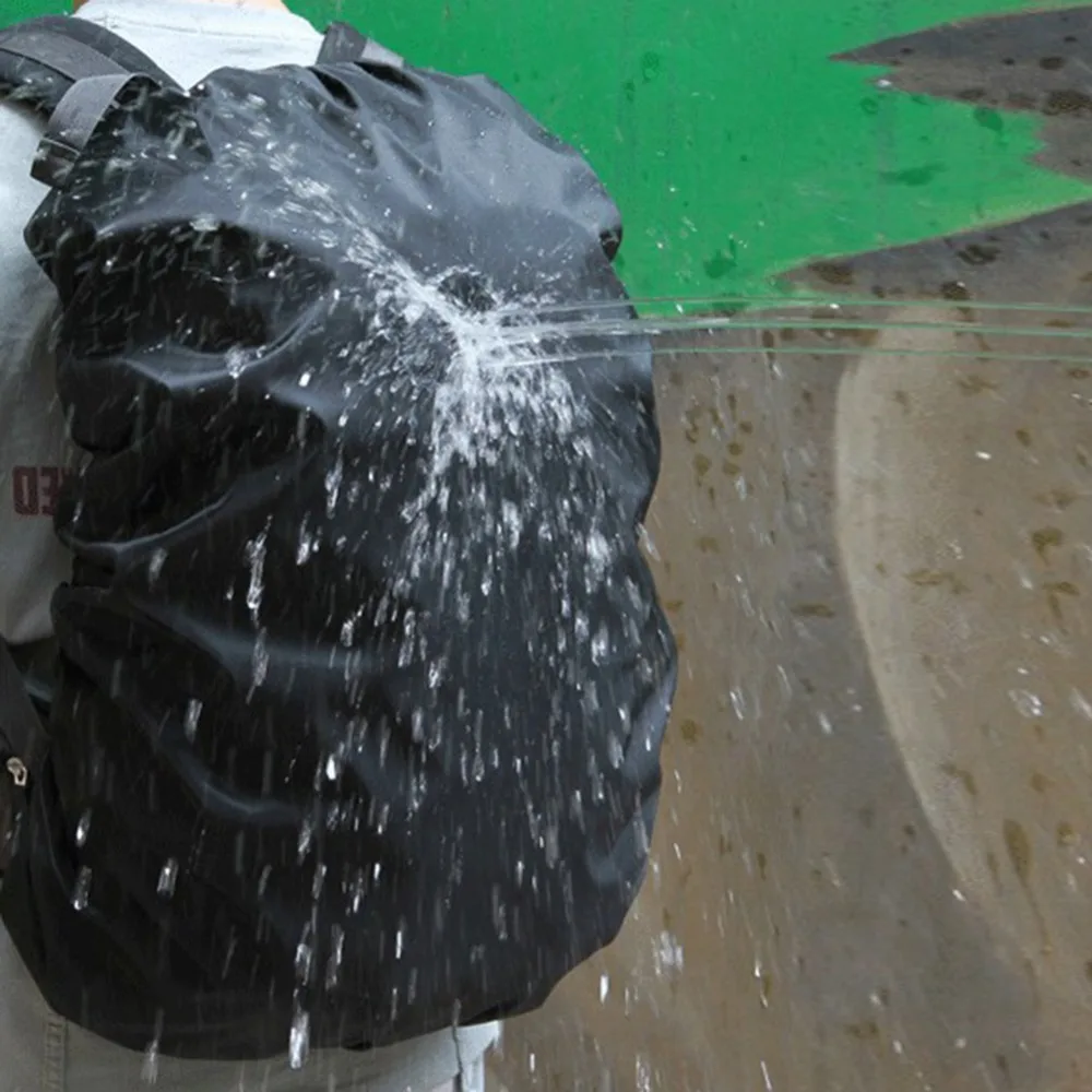 Дождевик рюкзак 55-60L водонепроницаемая сумка камуфляж тактический Открытый Кемпинг Пешие прогулки альпинистский пылезащитный дождевик износостойкий легкий