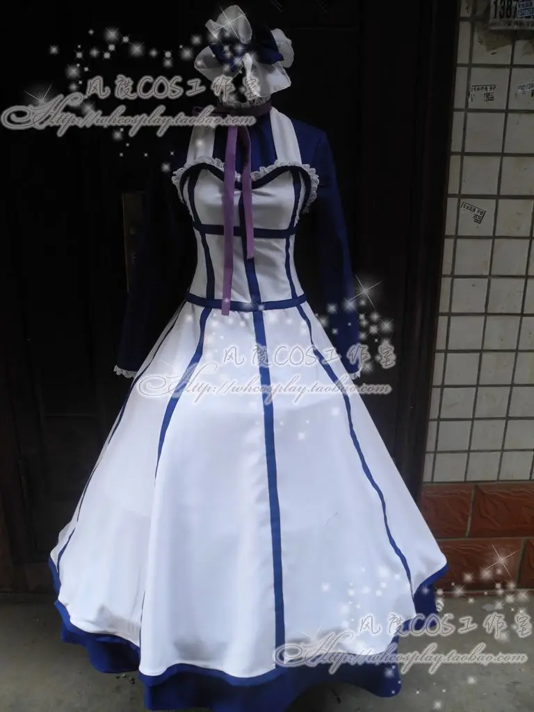 Изготовленное на заказ платье для косплея черного Батлера Ханны |