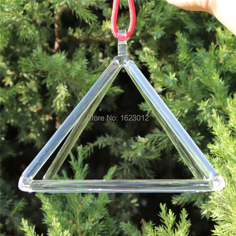

Quartz crystal singing pyramid 4inch and 6 inche tetrahedron for sound healing and meditation