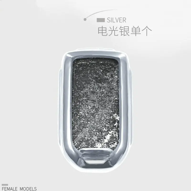 A-sliver Противоударный мягкий ТПУ ключа автомобиля чехол для AUDI A4 B9 Q5 Q7 TT TTS 8 S Авто ключевой защитный брелок с защитой от падения - Название цвета: A-sliver