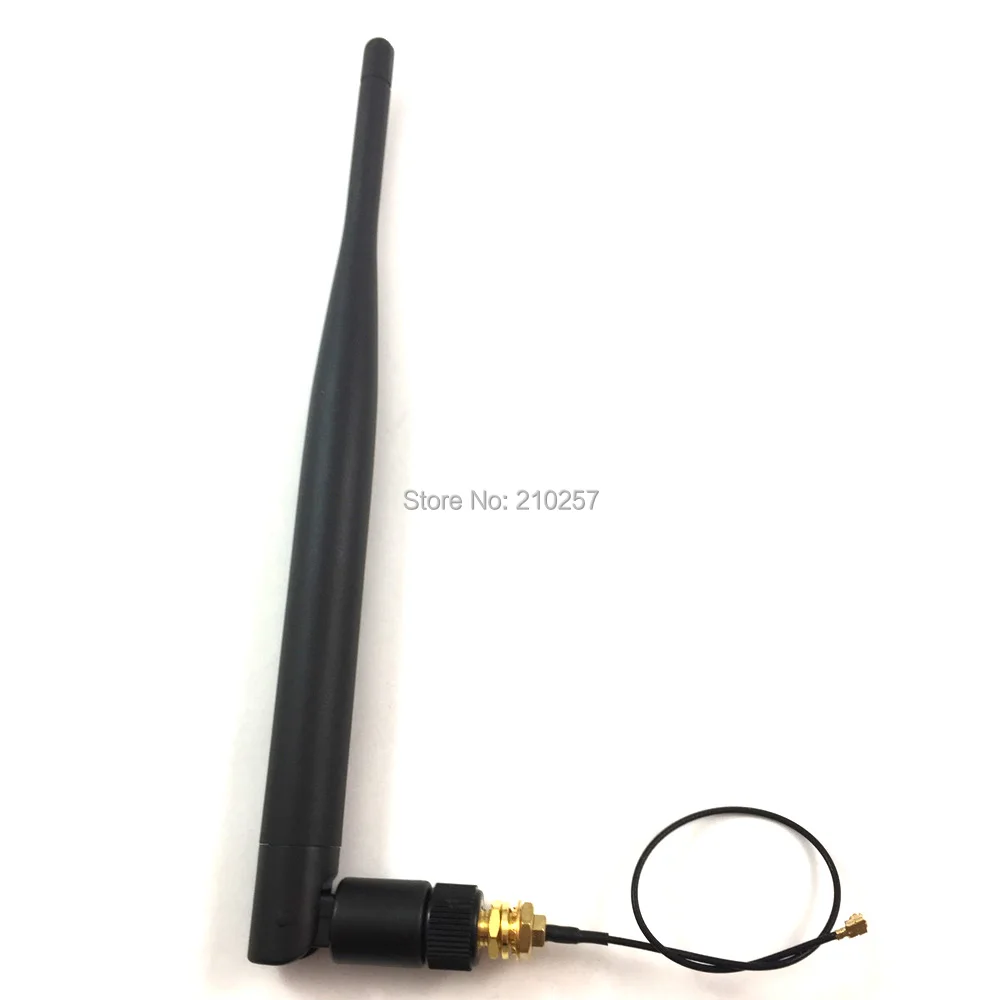 

Сетевая Wi-Fi-антенна 6 дБи Omni 2,4 ГГц с разъемом Sma Male + разъем Sma Female к кабелю u.fl Ipex РЧ 1,13 15 см для беспроводного маршрутизатора
