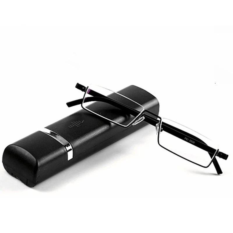 TR 90 полуметаллическая оправа тонкий портативный черный Компактный очки для