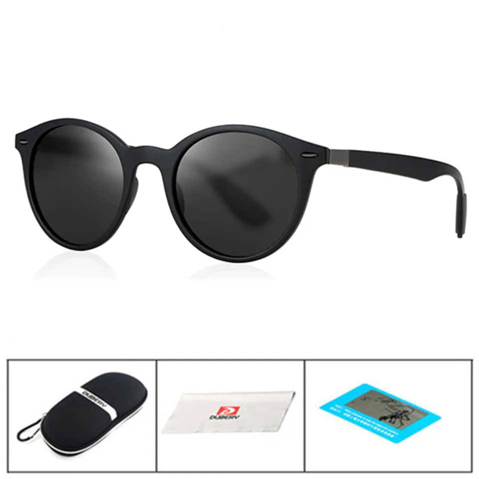 Black Black B4296 Классические поляризационные солнцезащитные очки, мужские винтажные Роскошные брендовые Круглые Солнцезащитные очки для женщин, очки для вождения, УФ-очки, Gafas De Sol Mujer - Цвет линз: Black Black B4296