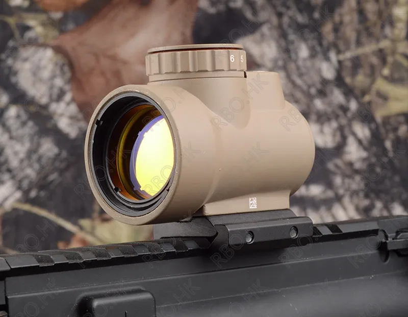 Тактический trijicon mro стиль 1 красная точка зрения прицел MRO и подъемная база адаптер 20 мм Пикатинни Крепление Тан M9500