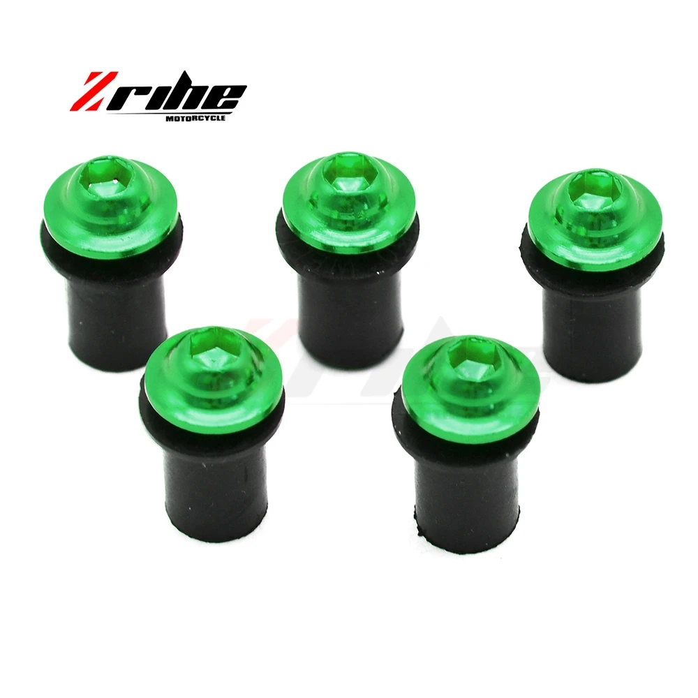 5 шт. винты для мотоциклов Kawasaki Ninja ZX7R ZX9R ZX1100 ZRX1100 ZRX1200 ZZR1200 ZG1000|Тенты и защитные