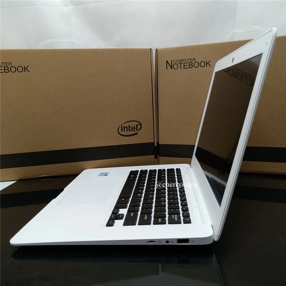 Ультратонкий ноутбук с Windows 10 14 дюймов 4 Гб + 64 ГБ Bluetooth Wi Fi HDMI Notbook четырехъядерный
