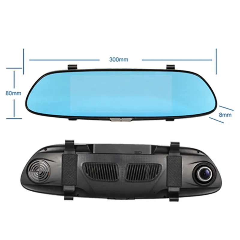 Автомобильный видеорегистратор SLIVERYSEA камера HD 1080P видеокамера с двойным
